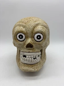 Vintage 90s C&F Corp SCARY SKULL Sound Activated Animated Halloween Prop Works! - Bild 1 von 10