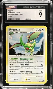 CGC 9 MINT Flygon 5/111 Platinum Rising Rivals Holo Rare SWIRL 2009 Pokémon - Bild 1 von 2