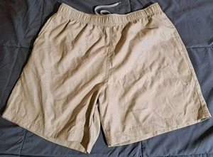 O'RAGEOUS Badehose Herren M beige Shorts Taschen Kordelzug  - Bild 1 von 7