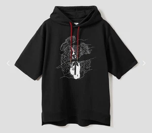 Graniph NARUTO collaboration Desert Gaara short-sleeved hoodie 2025 size XL - Picture 1 of 6