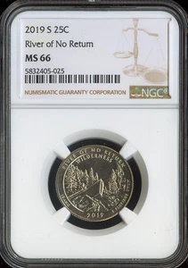 2019-S River of No Return Quarter NGC MS66 Holiday Sale 🎁 - Bild 1 von 2