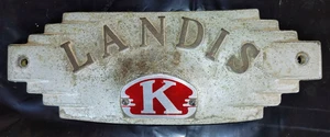 Vintage Landis Sewing Machine Equipment Badge - Picture 1 of 7