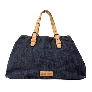 Bolso de Mano MIU MIU Archive Denim - Imagen 1 de 22