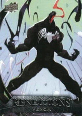 #63 - Venom [2024 Marvel Spider-man Rendiciones] Casi Como Nueva Casi Nueva+ Tarjeta Coleccionable Foto 1 de 2
