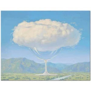 The Sensitive Chord by Rene Magritte as HIQU Art Print on Canvas - Picture 1 of 2