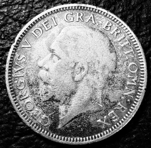 1929 Great Britain One Shilling - UK - silver - Picture 1 of 2