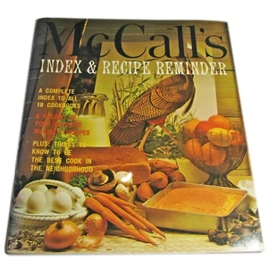 1965 Vintage "McCall's Index & Recipe Reminder" Book - Imagen 1 de 12