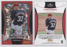 2012 Panini Black Friday Cracked Ice /25 Stephen Strasburg #23