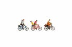 NOCH TT Scale Cyclists Assembled and Painted Miniatures
