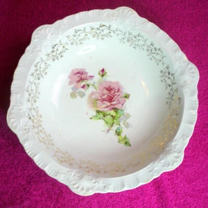 Sevres France (Roses) 10 1/4" ROUND SERVING BOWL GUC - Picture 1 of 4