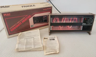 Calentador de Espacio Radiante Galaxy Lasko De Colección 1350 Vatios, Caja Original 91001C PROBADO Foto 1 de 4