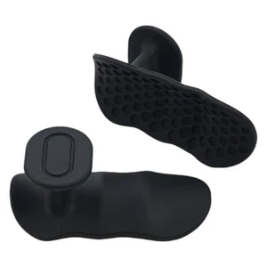 Almohadillas de agarre de gimnasio empuñaduras ergonómicas sin dedos para entrenamiento y ejercicio de gimnasio - Imagen 1 de 15