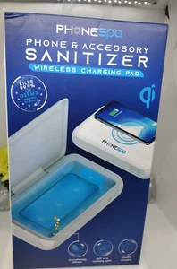 Phone Spa Phone & Accessory Sanitizer Wireless Charging Pad "New" - Picture 1 of 12