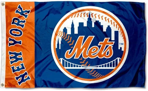New York Mets Flag MLB Large 3x5 Banner Logo Baseball MLB  FREE SHIPPING Cover