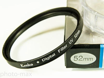 Kenko UV Filter Filtro Filtre 52mm for Canon Nikon Sony Leica DSLR All 52mm Lens - Image 1 of 3