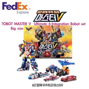 TOBOT MASTER V Ultimate 6-Integration MASTER-V, DRILLER,TRAIN,STEALTH Tamaño Grande - Imagen 1 de 14