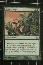 Primal Rage x1 1x MTG Magic the Gathering 10th Ed Tenth Edition Green