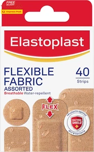 Flexible Fabric Assorted Plasters | Pack of 40 | Water Repellent and Breathable - Picture 1 of 7