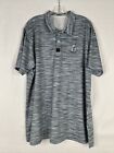 Ronald McDonald’s House Of Charity Golf Polo Shirt Mens Size XXL Gray Striped 