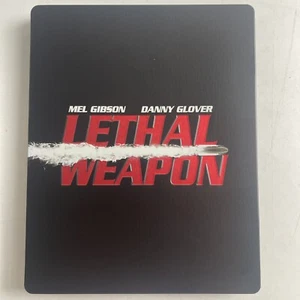 Lethal Weapon (1987) Blu-ray Steelbook UK Edition Mel Gibson VGC - Picture 1 of 3