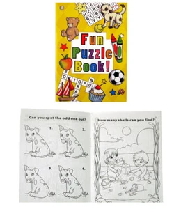 4 PUZZLE BOOKS FOR KIDS PARTY BAGS BOYS GIRLS PARTIES CHRISTMAS STOCKING TOYS - Picture 1 of 1