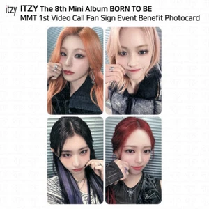 ITZY 8th Mini Album Born To Be MMT 1st Video Call Fan Sign Event Photocard KPOP - Picture 1 of 17