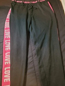 Bobbie Brooks Ladies Plush Gray Fleece Pajama Pants Size 2Xlarge Love Preowned - Picture 1 of 8