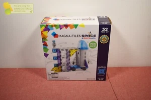 Magna-tiles Space 32-Piece Magnetic Construction Set - Picture 1 of 7
