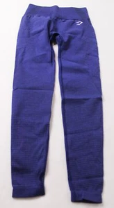 Gymshark Women's Vital Seamless 2.0 Leggings HT3 Cobalt Purple Marl Small NWT - Picture 1 of 6
