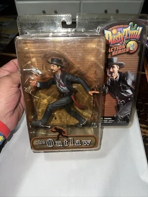 Figura de acción Dusty Trail Action Series 1 The Outlaw 2003 nueva en paquete sellado Foto 1 de 4