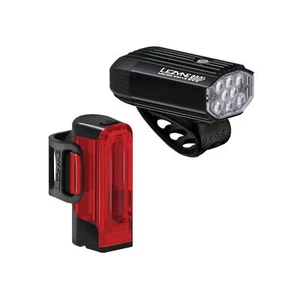 Lezyne Micro Drive 800+ & Strip Drive 300+ Bike Light Set - USB Rechargeable - Picture 1 of 1