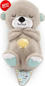 Soothe 'N Snuggle Otter, Plush Baby Toy with Music, Lights, Sounds, Breathing Mo - Picture 1 of 12