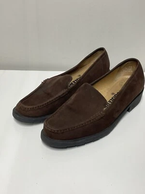 Zapatos de mujer Cobbie Cuddlers (27203) TALLA 8,5 mocasines sin cordones de cuero marrón Foto 1 de 4