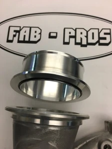 Borg Warner Turbo Compressor V-band Flange Clamp S400 S400SX-E S500SX S500SX-E - Picture 1 of 5