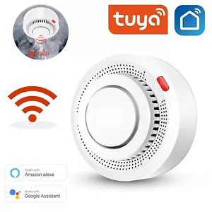 Rauchmelder WiFi Funk Feuermelder Feuerwarnung WLAN Smart Tuya Brandmelder DHL - Bild 1 von 9