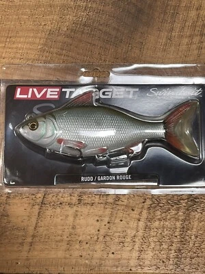 1 cuenta LiveTarget Swimbait Series Rudd/Gardon Rouge 7,5 pulgadas 4,25 onzas Foto 1 de 3