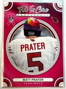 2024 Panini Photogenic Matt Prater For The Cure Arizona Cardinals #FTC-MPA - Bild 1 von 2