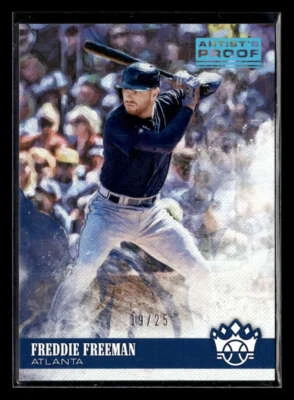 2018 Panini Diamond Kings Freddie Freeman Artist's Proof Blue /25 FX8518 - Image 1 of 2