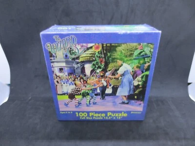 Vintage Pressman 2002 The Wizard of Oz 100 Piece Puzzle Dorothy & Munchkins  NEW - Image 1 of 4