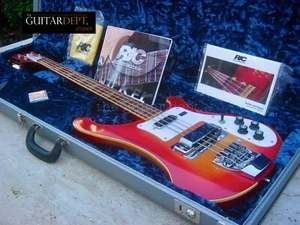♚SUPERB♚ULTRA RARE♚2008 Rickenbacker 4003 Stereo Bass ♚LIMITED Amber FireGlo♚GEM - Picture 1 of 24