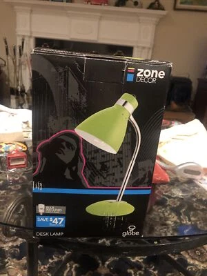 NEW in BOX Globe Electric Company lime green desk lamp great college gift￼ Idea - Image 1 of 4