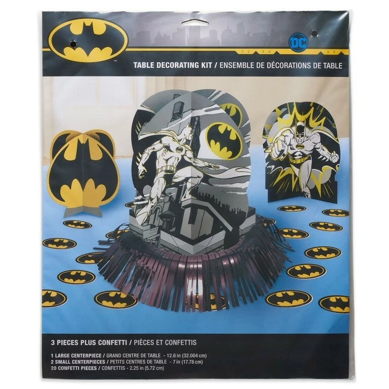 Kit de decoración de mesa American Greetings Batman suministros de fiesta, 1 cuenta Foto 1 de 2