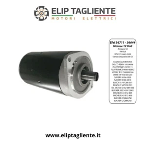 EFEL 36711 36644 MOTORE ELETTRICO 12V 0,8KW BOSCH 1547220511 POMPA IDRAULICA - Imagen 1 de 2