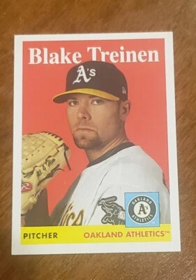 2019 Topps Archives #92 Blake Treinen Oakland Athletics - Image 1 of 2