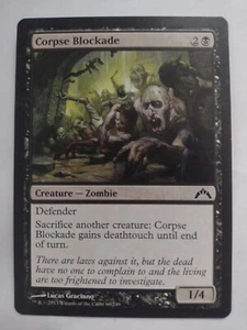 MTG Magic The Gathering Card Corpse Blockade Creature Zombie Black Gatecrash - Picture 1 of 2