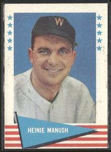 1961 Fleer Baseball Greats (F418-3) #57 Heinie Manush EX/EX-MT - Bild 1 von 2
