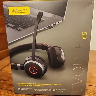 Jabra Evolve 65 MS Stereo Wireless Headset (HSC018W END040W) - Open Box - Image 1 of 4