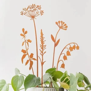 DIY Garden Art Artificial Metal Flowers Wedding Bouquets For Spring Farmhouse - Photo 1/7