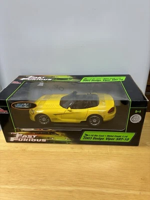 1/18 2003 Dodge Viper SRT-10 convertible Fast Furious box Racing Champions New - Image 1 of 4