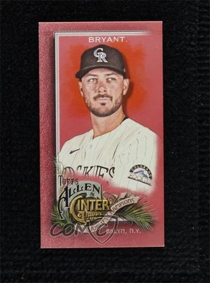 2022 Topps Allen & Ginter X Mini Red /5 Kris Bryant #24 - Image 1 of 2
